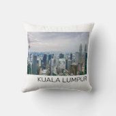 クアラルンプールマレーシアスカイラインヴィンテージ土産 クッション (裏面)