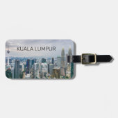 クアラルンプールマレーシアスカイラインヴィンテージ土産 ラゲッジタグ (正面横)