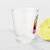 クアラルンプールマレーシアトラベルアートヴィンテージ ショットグラス (左)