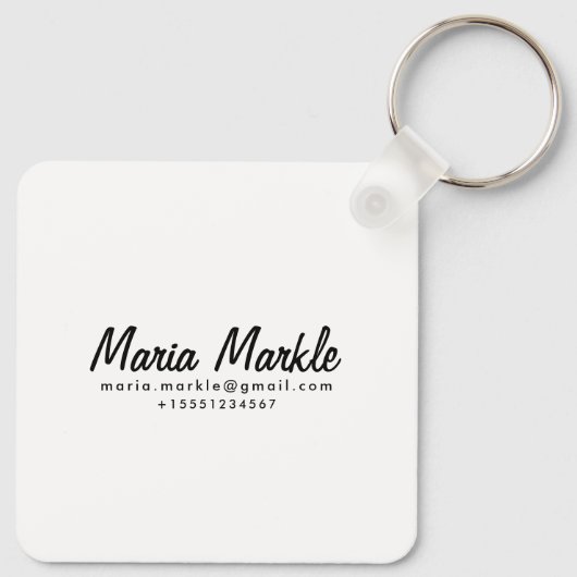 クアラルンプールマレーシアパステルトラベル キーホルダー (裏面)