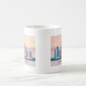 クアラルンプールマレーシアパステルトラベル コーヒーマグカップ (中央)