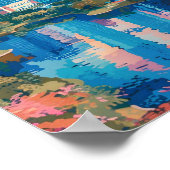 クアラルンプールマレーシアヴィンテージトラベル ポスター (角)