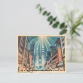 クアラルンプールマレーシアヴィンテージトラベル ポストカード (スタンド正面)