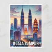 クアラルンプールマレーシア ポストカード (正面)