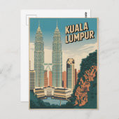 クアラルンプールヴィンテージ ポストカード (正面/裏面)