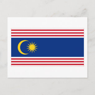 クアラルンプール国旗 ポストカード