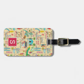 クアラルンプール市地図ラゲージタグ ラゲッジタグ (正面横)