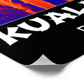 クアラルンプール鉄道ステーションアートポップ・アートのポスター ポスター (角)