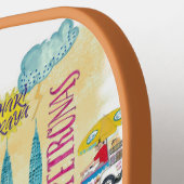 クアラルンプール黄色の例示旅行マップ ピックルボールラケット (左詳細)