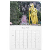 クアラルンプール2016年 カレンダー (3月 2026)