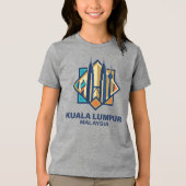 クアラルンプール マレーシア 東南アジア トライブレンドTシャツ (正面)