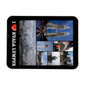 クアラルンプール – I Love – マレーシア – マグネット (横)