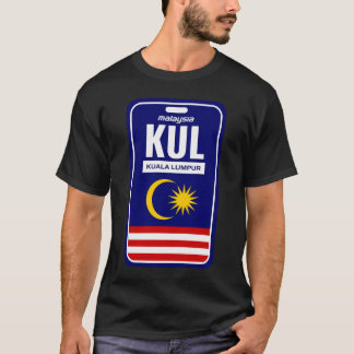 クアラルンプール(Kul)荷物ラベルシール Tシャツ