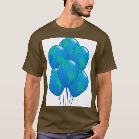 クアルテグローブ生分解性後期気球11インチ Tシャツ (正面)