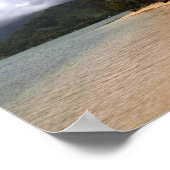 クアロアビーチパークオアフのポスター ポスター (角)