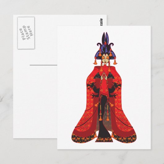 クアンインはがき ポストカード (正面/裏面)