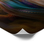 クアンインカラフル先見性の女神アート ポスター (角)