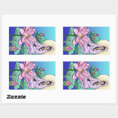 クアンイン(クアンイン)ザロータス 長方形シール (シート)