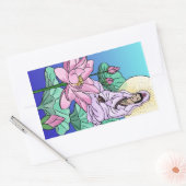 クアンイン(クアンイン)ザロータス 長方形シール (封筒)