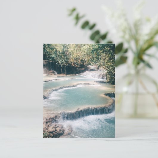 クアンシ秋 – ルアンパバーン – ラオス ポストカード (スタンド正面)