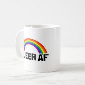 クィアでアフォ コーヒーマグカップ (正面左)