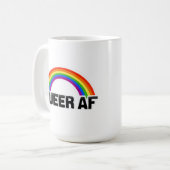 クィアでアフォ コーヒーマグカップ (正面左)