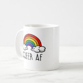 クィアでアフォ コーヒーマグカップ (正面左)