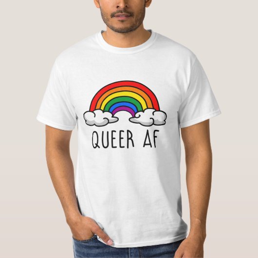 クィアでアホ Tシャツ (正面)