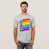 クィアな喜びは抑えられない Tシャツ (正面フル)