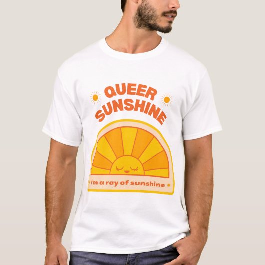 クィアサンシャイン Tシャツ (正面)