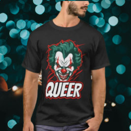クィアプライドのピエロ Tシャツ