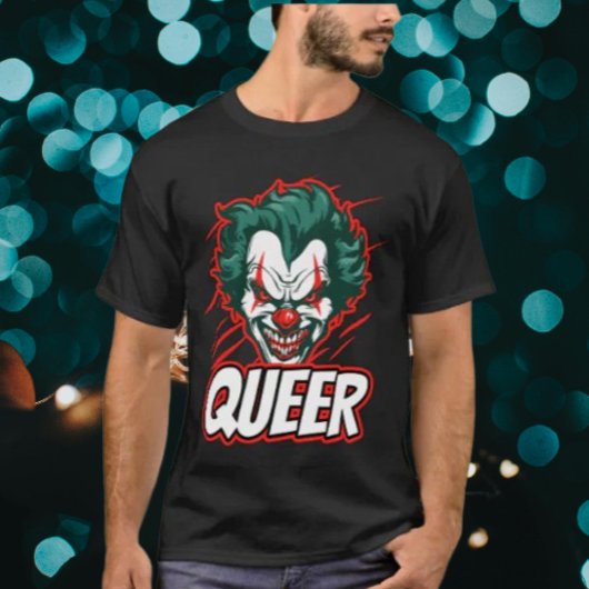 クィアプライドのピエロ Tシャツ