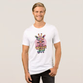クィア・ジョイ - 輝く表現 トライブレンドＴシャツ (正面全面)