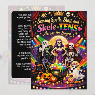🎃🌈 クィア・ハロウィン・カバレー カード