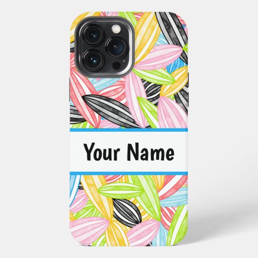 クィア・プライドフラグ 抽象的な禅の花びら iPhoneケース (裏面)