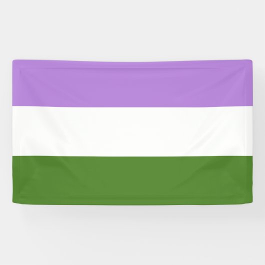 クィア・プライド・フラッグ 横断幕 (横)