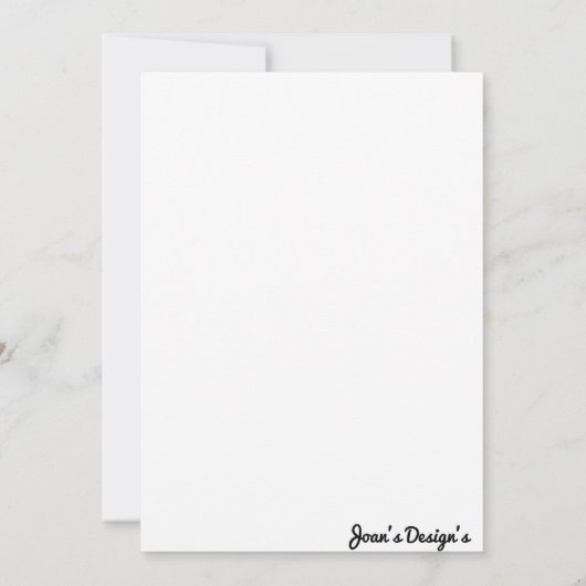 クィンス・アニョス  招待状 (裏面)