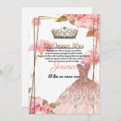 クィンス・アニョス  招待状 (正面/裏面)