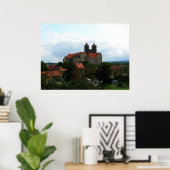 クィードリンブルク城の丘 ポスター (ホームオフィス)