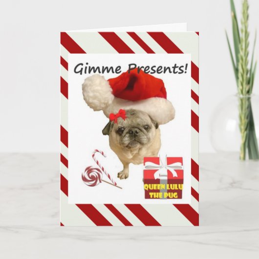 クィーンルルクリスマスカード! シーズンカード (正面)