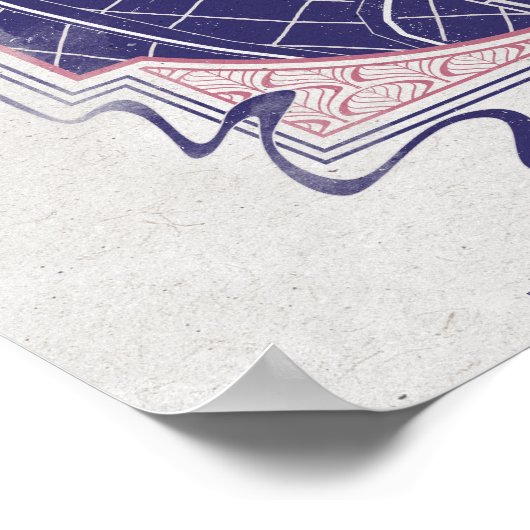 クイエニー・ゴールドスタイン™イラストレーション ポスター (角)