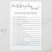 クイズブライダルシャワーゲーム (正面)