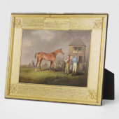 『クイズ』のポートレート、『ラウス卿』の所有、後 フォトプラーク (側面)