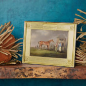 『クイズ』のポートレート、『ラウス卿』の所有、後 フォトプラーク (側面)