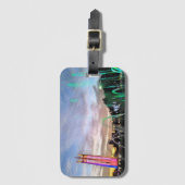 クイソン記念サークル公園クイソン市アットナイト ラゲッジタグ (正面縦)