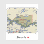 クイチコ地方公園地図 シール (シート)