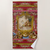 クイッガーリートバロック旧世界 ビーチタオル (正面)