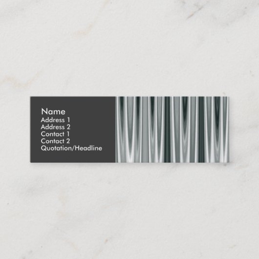 クイックシルバー01 スキニー名刺 (正面)