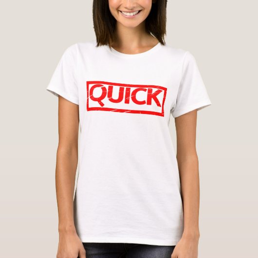 クイックスタンプ Tシャツ (正面)