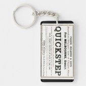 クイックステップクリッパー帆船1859 キーホルダー (正面)